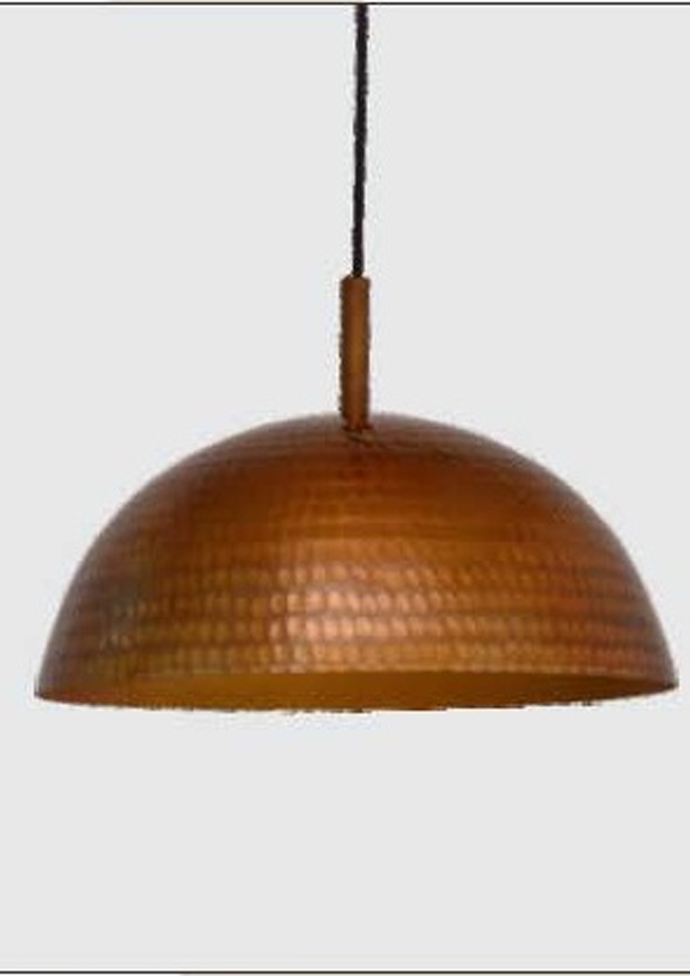 Beyond Lights - Copper Dome Pendant- GL